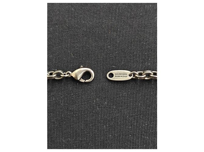 Collana Balenciaga Goth Snake Argento - vista 6