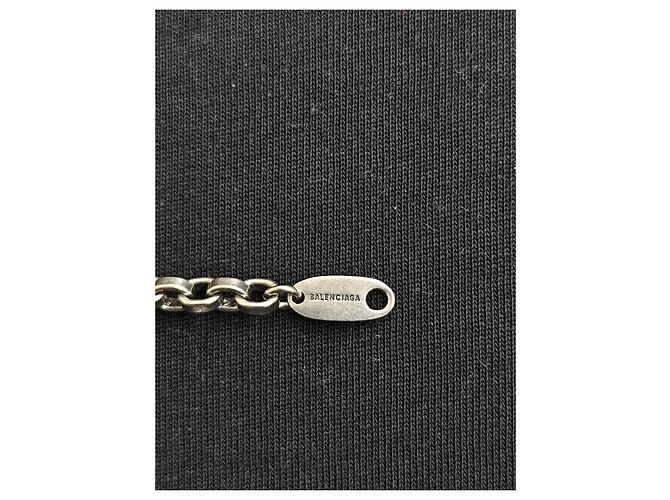 Collana Balenciaga Goth Snake Argento - vista 7