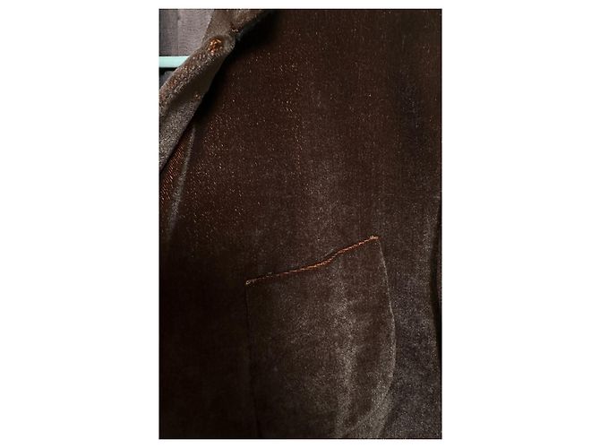 Romeo Gigli Samt-Blazer in Braun - Ansicht 7