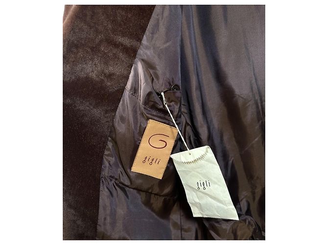 Romeo Gigli Samt-Blazer in Braun - Ansicht 8