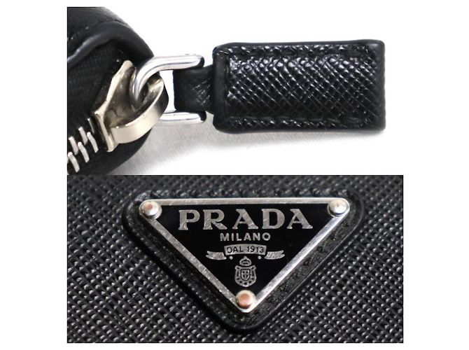 Monedero Prada de piel negra Negro - vista 6