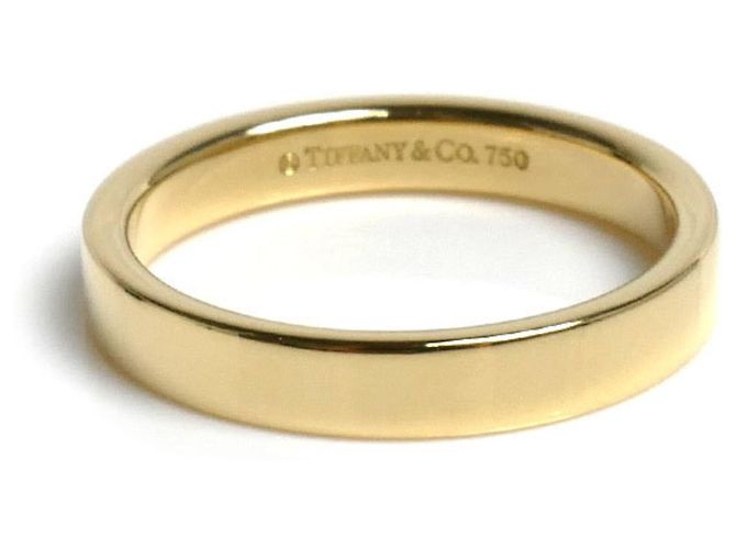 Tiffany & Co Anello Tiffany Fascia Piatta in Oro Giallo 18K - vista 3