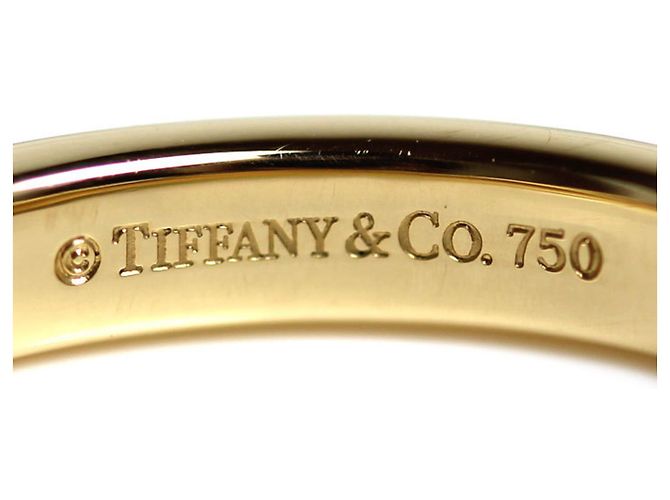 Tiffany & Co Anello Tiffany Fascia Piatta in Oro Giallo 18K - vista 4