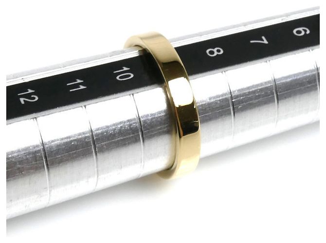 Tiffany & Co Anello Tiffany Fascia Piatta in Oro Giallo 18K - vista 5