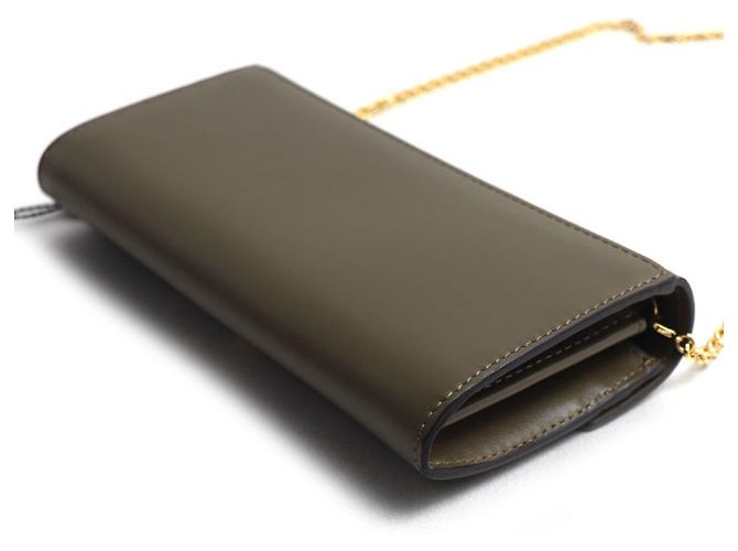 Portafoglio a catena Fendi FF Diamond D'oro - vista 2
