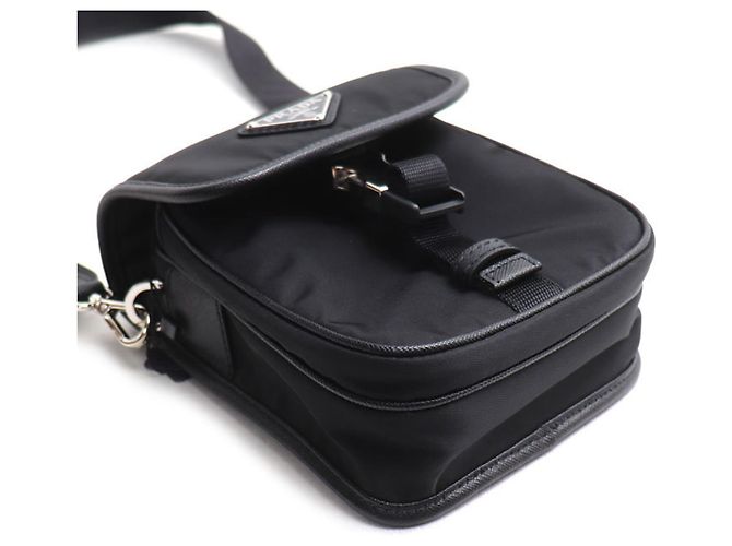 Prada Tessuto Schultertasche Schwarz - Ansicht 3