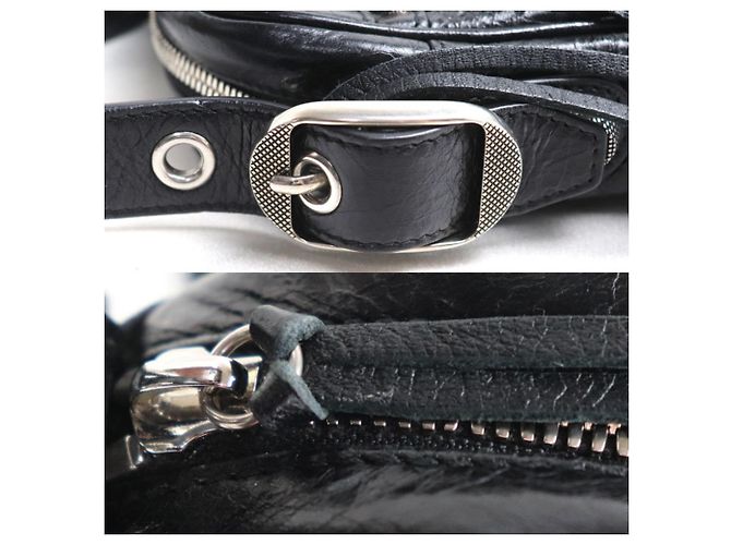 Borsa a tracolla Balenciaga Le Cagole Nero - vista 7