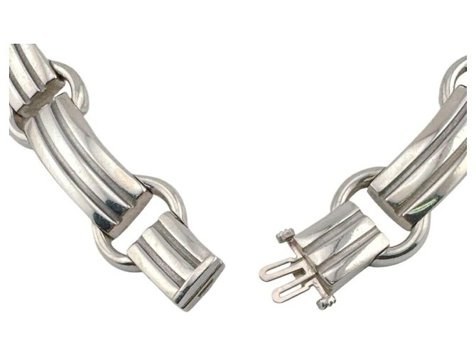 Tiffany & Co Collana a catena Tiffany Atlas Groove Link Argento - vista 11