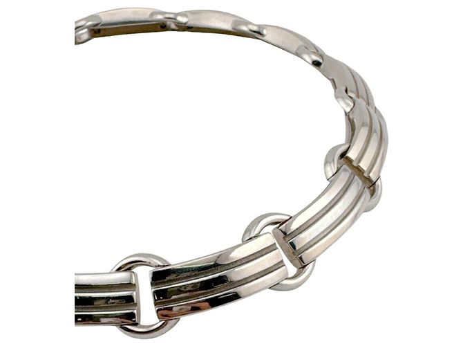 Tiffany & Co Collana a catena Tiffany Atlas Groove Link Argento - vista 2