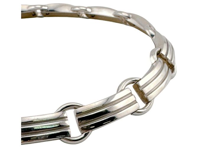 Tiffany & Co Collana a catena Tiffany Atlas Groove Link Argento - vista 3