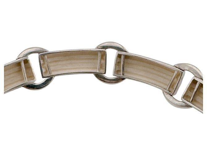 Tiffany & Co Collana a catena Tiffany Atlas Groove Link Argento - vista 9