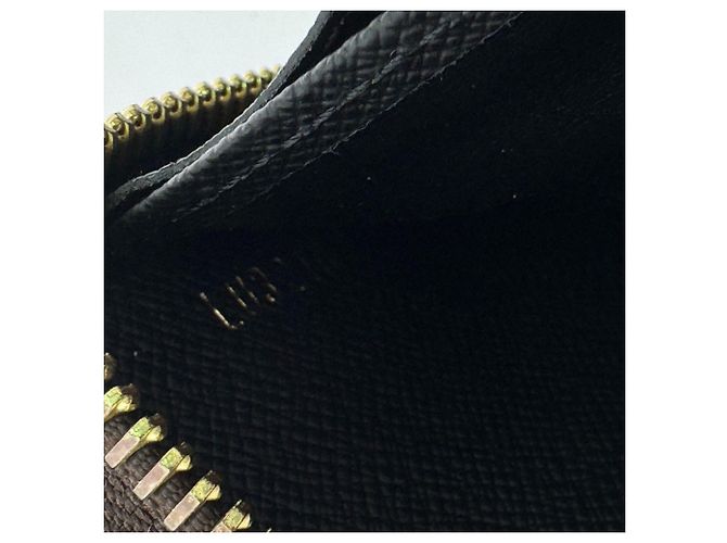 Zippy Cartera larga de cuero marrón Louis Vuitton Castaño - vista 10