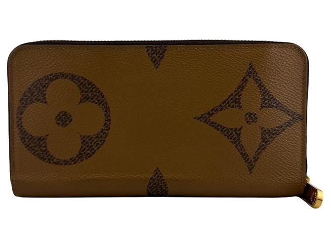 Zippy Cartera larga de cuero marrón Louis Vuitton Castaño - vista 2
