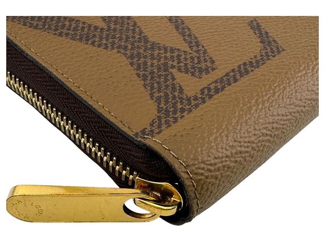 Zippy Cartera larga de cuero marrón Louis Vuitton Castaño - vista 3