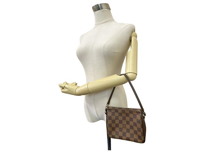 Louis Vuitton N51982 Trousse Makeup Damier Pouch Marrone - vista 12