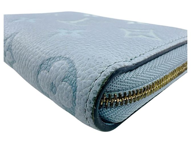 Portafoglio bi-fold Louis Vuitton Monogram Empreinte Blu - vista 4
