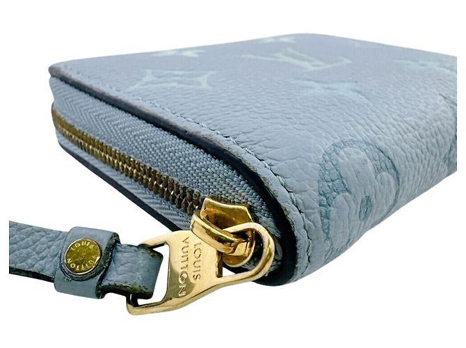 Portafoglio bi-fold Louis Vuitton Monogram Empreinte Blu - vista 5