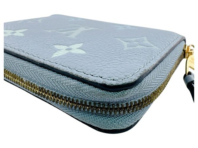 Portafoglio bi-fold Louis Vuitton Monogram Empreinte Blu - vista 6