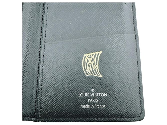 Brazza Cartera larga Louis Vuitton Monogram Eclipse Negro - vista 11