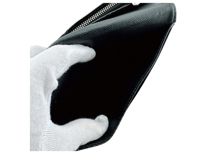 Brazza Cartera larga Louis Vuitton Monogram Eclipse Negro - vista 9