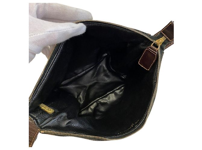 Borsa a mano Fendi Vanity Mini - Zucca Brown Marrone - vista 9