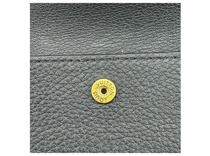 Portafoglio bi-fold Louis Vuitton in pelle di vitello nera Nero - vista 8