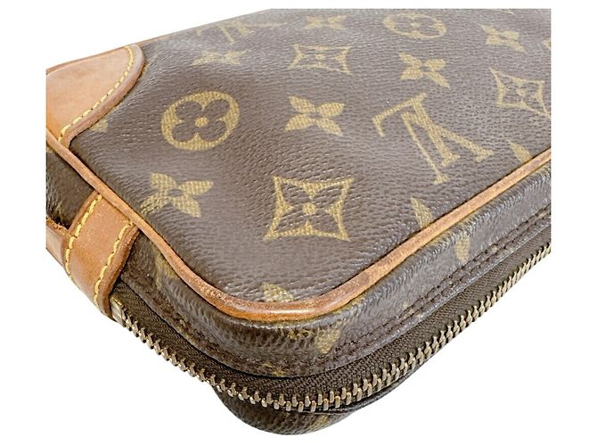 Louis Vuitton M51827 Marly Dragonne PM Pouch Clutch Bag Marrone - vista 3