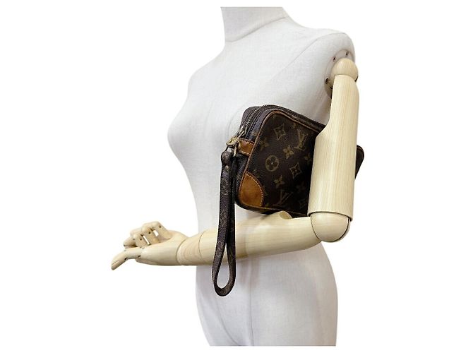Louis Vuitton M51827 Marly Dragonne PM Pouch Clutch Bag Marrone - vista 6