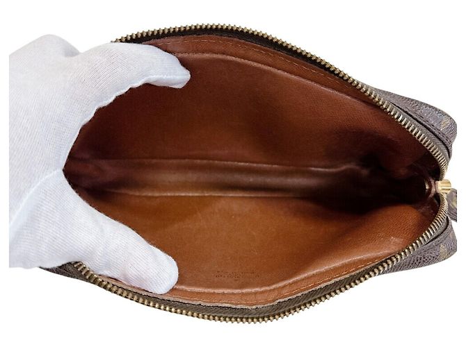 Louis Vuitton M51827 Marly Dragonne PM Pouch Clutch Bag Marrone - vista 7