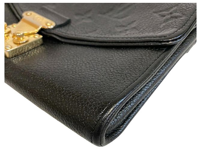 Pochette Saint Germain Louis Vuitton in pelle nera Nero - vista 4