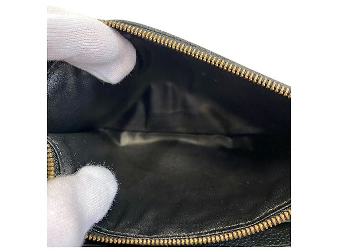 Pochette Saint Germain Louis Vuitton in pelle nera Nero - vista 9