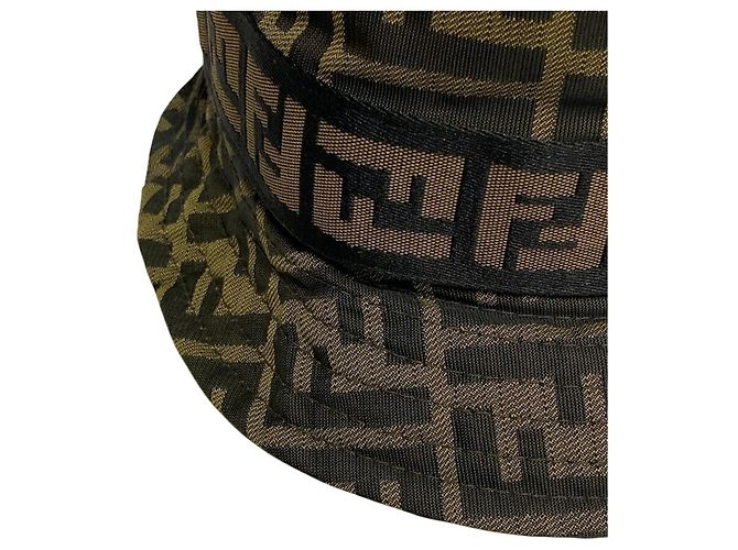 Fendi Brown Zucca Bucket Hat Braun - Ansicht 3