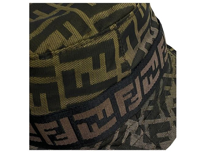 Fendi Brown Zucca Bucket Hat Braun - Ansicht 5