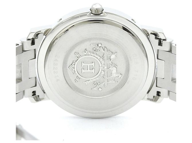 Hermès Orologio da uomo Hermes Clipper in acciaio inossidabile quartz - vista 6