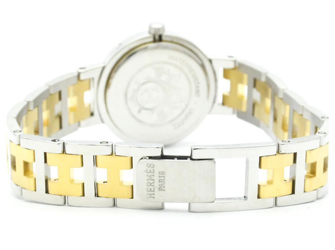Hermès Reloj para mujer Hermes Clipper de acero chapado en oro - vista 5
