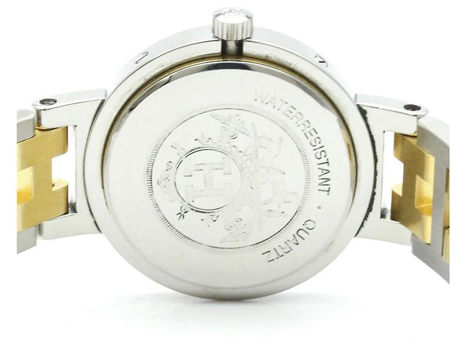 Hermès Reloj para mujer Hermes Clipper de acero chapado en oro - vista 6