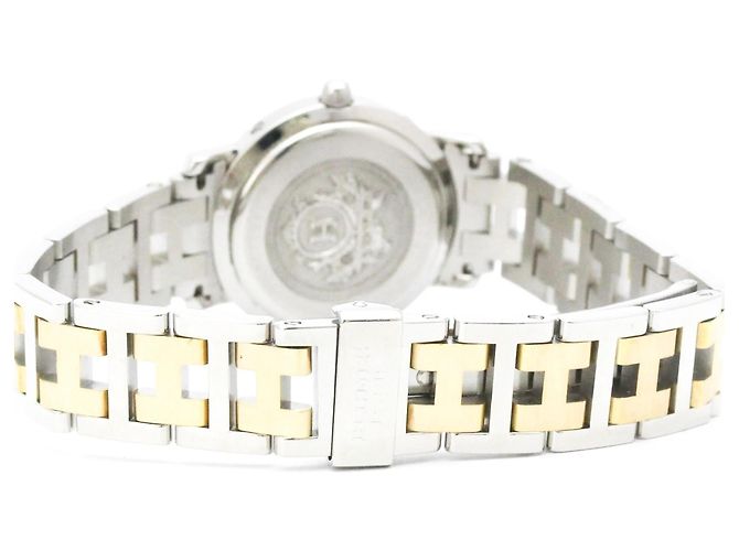 Hermès Reloj de mujer Hermes Clipper de acero chapado en oro Quartz - vista 5