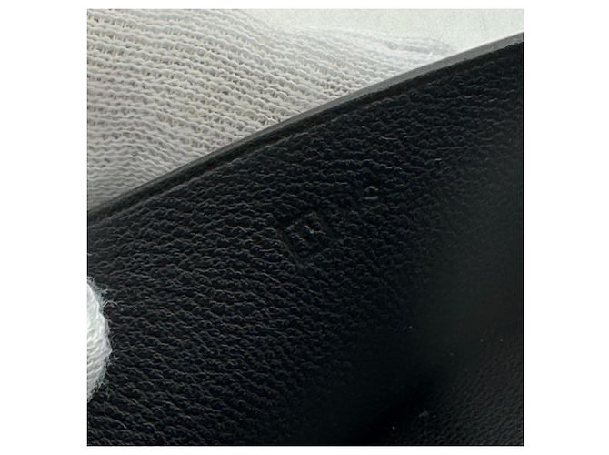 Hermès Tarjetero Hermes Magellan de piel negra Negro - vista 8