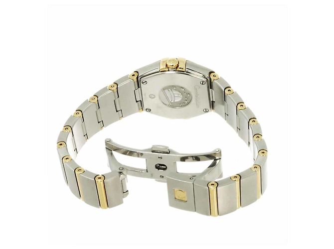 Omega Constellation polierte zweifarbige Damenuhr - Ansicht 5