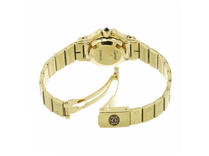 Cartier Santos Octagon SM Damenuhr - Ansicht 4