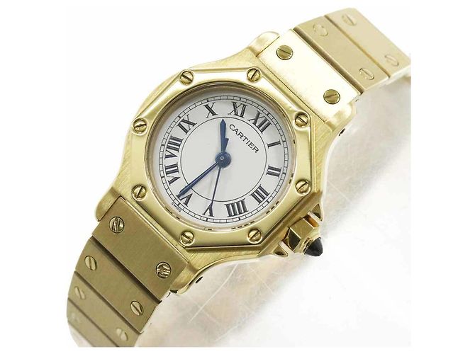 Cartier Santos Octagon SM Damenuhr - Ansicht 7