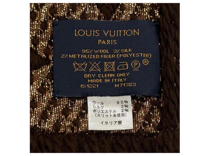 Sciarpa Louis Vuitton Logomania Shine - vista 6