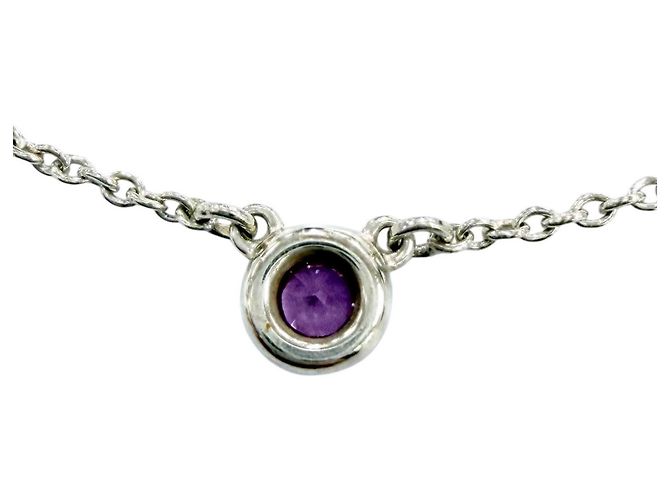 Collana con pendente Tiffany & Co. Elsa Peretti Color by the Yard Argento Rosa - vista 3