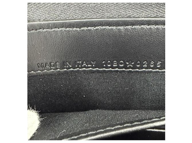 Christian Dior Oblique Jacquard Leather Wallet Black - view 11