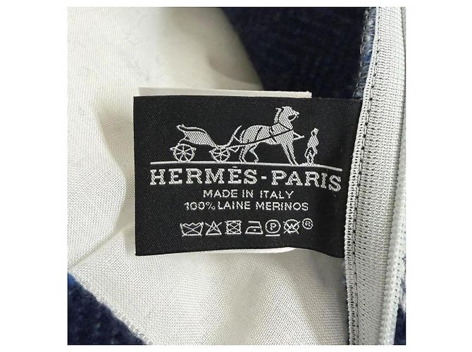 Hermès Hermes Itark Merino Wool Jacquard Cushion - view 6