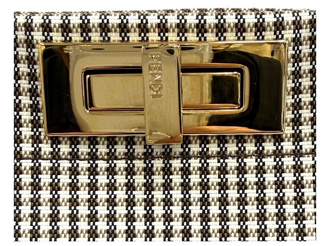 Borsa a mano Fendi Peekaboo ISEEU Medium Marrone - vista 11
