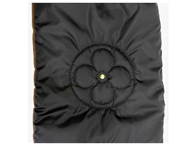 Louis Vuitton Echarpe Pillow Monogram Shawl Braun Schwarz - Ansicht 6