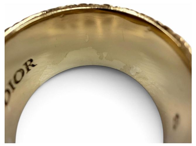 Christian Dior DIOR Ring mit Metall-Stern-Logo Weiß Golden Marineblau - Ansicht 11