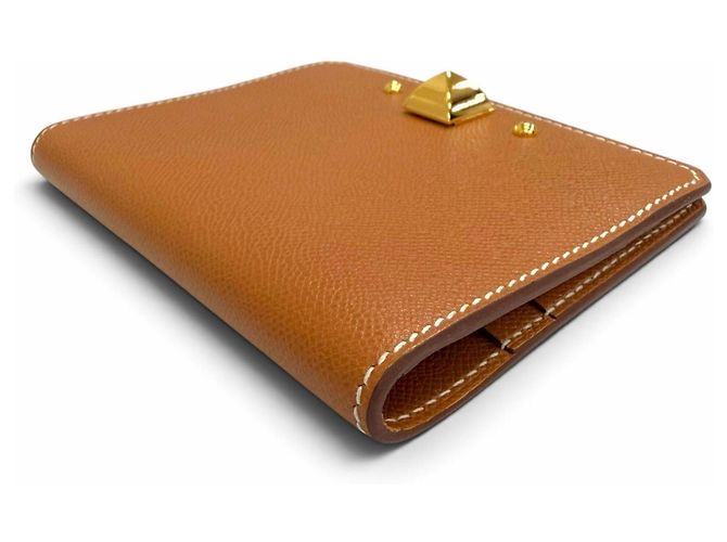 Hermès HERMES Tarjetero Medor Dorado - vista 4