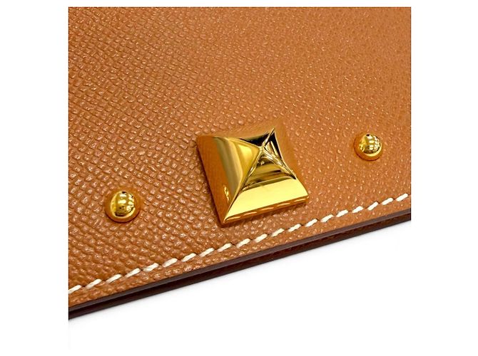 Hermès HERMES Tarjetero Medor Dorado - vista 7